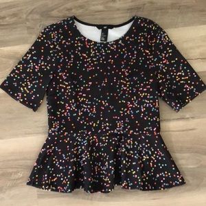 H&M peplum top